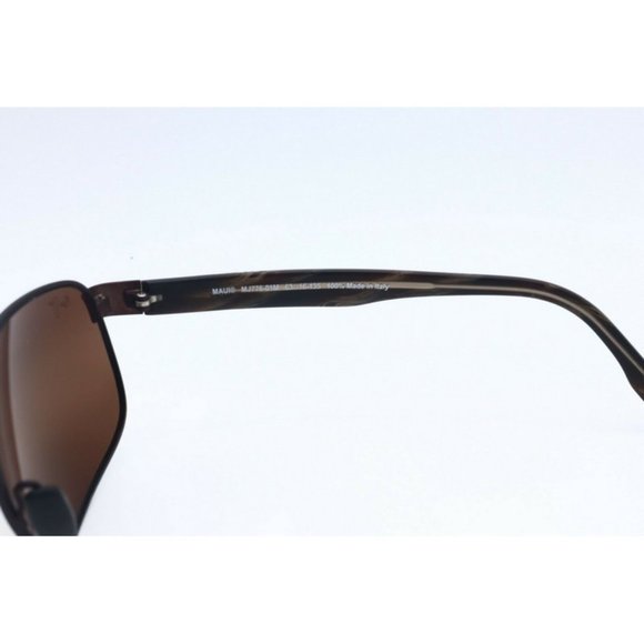 Maui Jim Whitehaven MJ 776-01M Chocolate Sunglasses Brown Polarized Lens main image 5